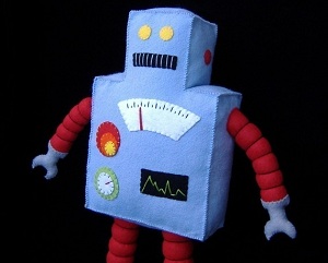 Retro Robot Plush