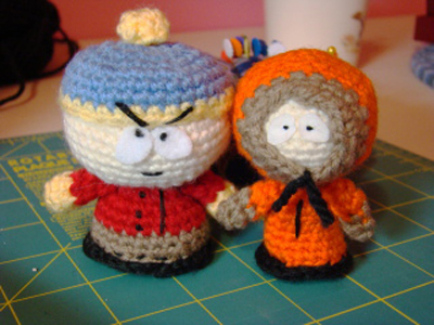 South Park Cartman and Kenny Amigurumi