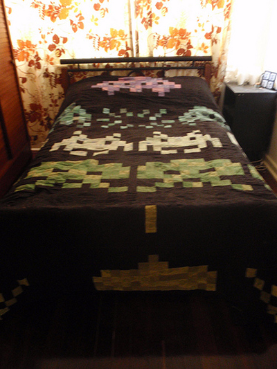 Space Invaders Quilt