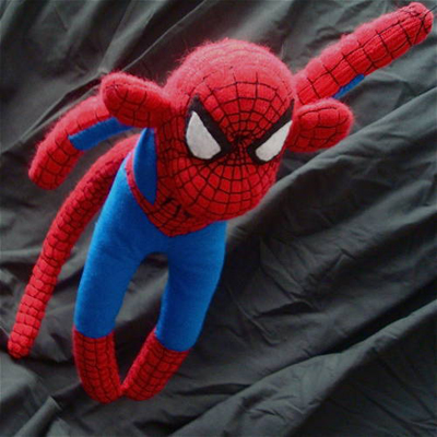 Spiderman on Spiderman Sock Monkey Jpg