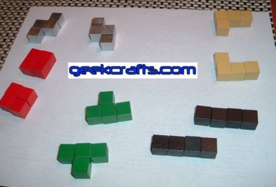 Tetris fridge blocks arranged but not glued